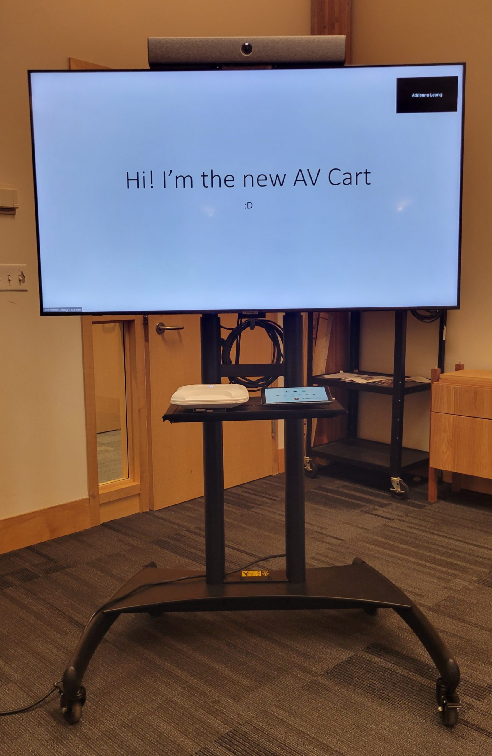 New AV Cart
